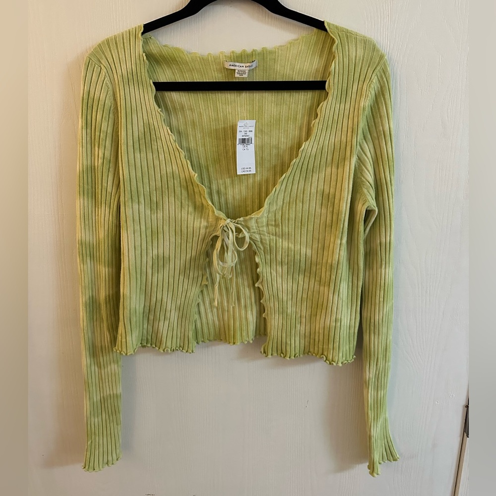 Cute ae front tie cardigan